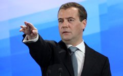 Президент России Дмитрий Медведев. Фото KM.RU