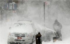 Снегопад в США Снегопад в США