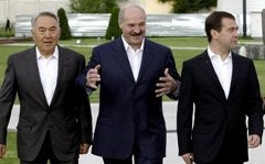 Назарбаев, Лукашенко и Медведев