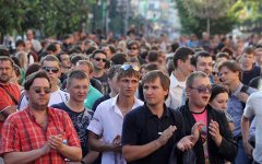 Молчаливые акции протеста в Белоруссии Молчаливые акции протеста в Белоруссии