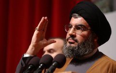 Лидер группировки «Хезболла» шейх Хассан Насралла Лидер группировки «Хезболла» шейх Хассан Насралла