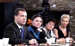 Дмитрий Медведев на Женском форуме Дмитрий Медведев на Женском форуме