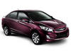 Hyundai Solaris. Вид спереди, правым боком