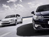 Citroёn C5 (2011). Два автомобиля, вид спереди