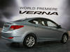 Hyundai Verna. Правый бок, зад