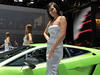Лучшие девушки Парижского Автосалона 2010. Стенд Lamborghini