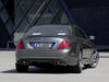 Mercedes CL63 AMG. Вид сзади