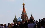 В РПЦ возмутились картинкой храма Василия Блаженного с полумесяцами