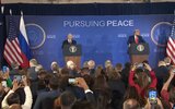 Заявления Путина и Трампа на пресс-конференции в Анкоридже