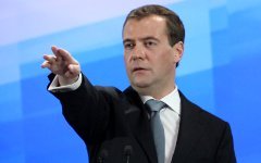 Президент России Дмитрий Медведев. Фото KM.RU