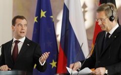 Дмитрий Медведев и Кристиан Вульф