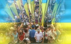 20 лет «независимости» Украины: «Ще не вмерла Украина, если мы гуляем так!»