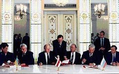 Подписание Беловежских соглашений