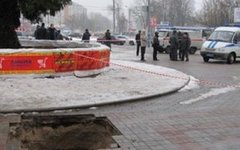 Провал плитки в Брянске. Фото с сайта ibryansk.ru
