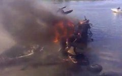 На месте крушения Як-42 под Ярославлем