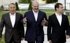 Назарбаев, Лукашенко и Медведев