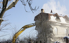 Снос дома в поселке «Речник»