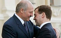 Александр Лукашенко и Дмитрий Медведев