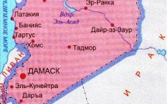 Сирия на карте © syria.turmir.com