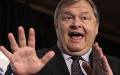 Министр финансов Греции Эвангелос Венизелос