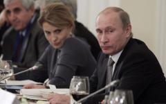 Владимир Путин и клуб «Валдай» © РИА Новости, Сергей Гунеев