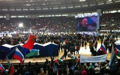 Митинг в поддержку Путина. Фото Ильи Варламова из «Твиттера» (@varlamov)