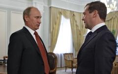 Владимир Путин и Дмитрий Медведев © РИА Новости, Дмитрий Астахов
