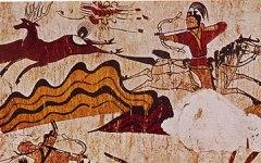 Фреска из гробницы Когуре. Фото с сайта wikipedia.org