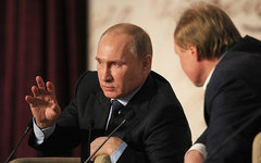 Владимир Путин на Российском литературном собрании. Фото с сайта kremlin.ru