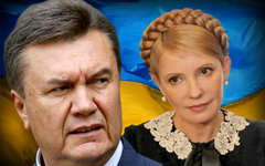 Виктор Янукович и Юлия Тимошенко. Коллаж © KM.RU