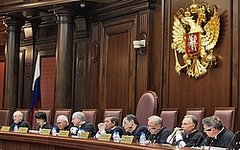 Зал Конституционного суда РФ. Фото с сайта ksrf.ru