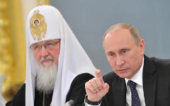 Патриарх Кирилл и Владимир Путин © РИА Новости, Алексей Никольский