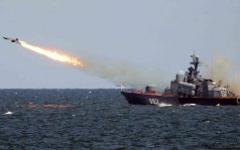 Пуск крылатой ракеты. Фото с сайта mil.ru