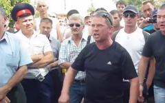Митинг в станице Вешенской. Стоп-кадр из видео на YouTube