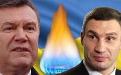 Виктор Янукович и Виталий Кличко. Коллаж © KM.RU