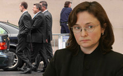 Эльвира Набиуллина. Коллаж © KM.RU
