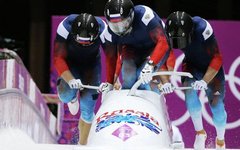 Четверка бобслеистов Александра Зубкова © РИА Новости, Виталий Белоусов