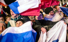 Жители Севастополя после проведения референдума © РИА Новости, Андрей Стенин