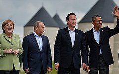Саммит «восьмерки» в британском Лох-Эрне. Кадр Russia Today