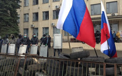 Сторонники федерализации Украины в Донецкой области © РИА Новости