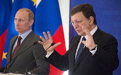 Владимир Путин и Жозе Мануэль Баррозу © РИА Новости, Сергей Гунеев