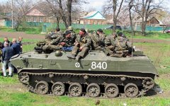 Украинские десантники на Юго-Востоке. Фото alexeyladyka с сервиса «Яндекс.Фотки»