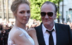 Ума Турман и Квентин Тарантино. Фото Bertrand Langlois с сайта imdb.com