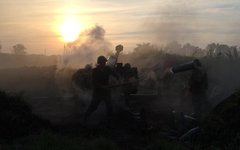 Артиллерийский обстрел Славянска. Фото с сайта mil.gov.ua