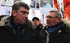 Борис Немцов и Михаил Касьянов © KM.RU, Алексей Белкин