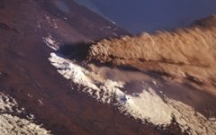 Ключевская Сопка, извержение 1994 года. Фото с сайта wikimedia.org