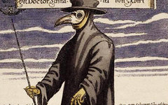 Чумной доктор.  Medico-Kunsthistorische Studie von Professor Dr. Eugen Holländer