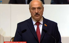 Александр Лукашенко. Стоп-кадр из телепередачи