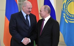 Александр Лукашенко и Владимир Путин