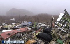 Крушение над Донбассом. Стоп-кадр с видео